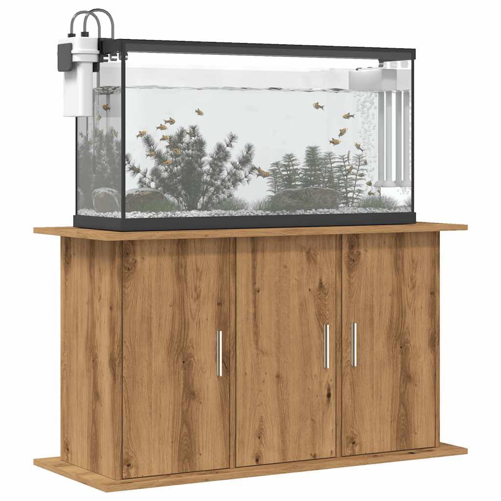 vidaXL Support d'aquarium Chêne Artisanal 101 x 41 x 58 cm Bois