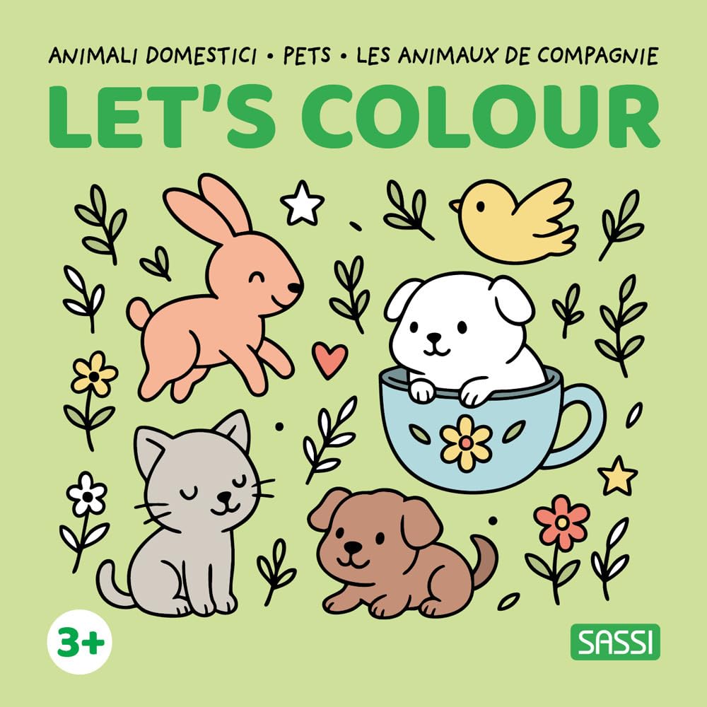 Let's Colour. Pets: Les animaux de compagnie