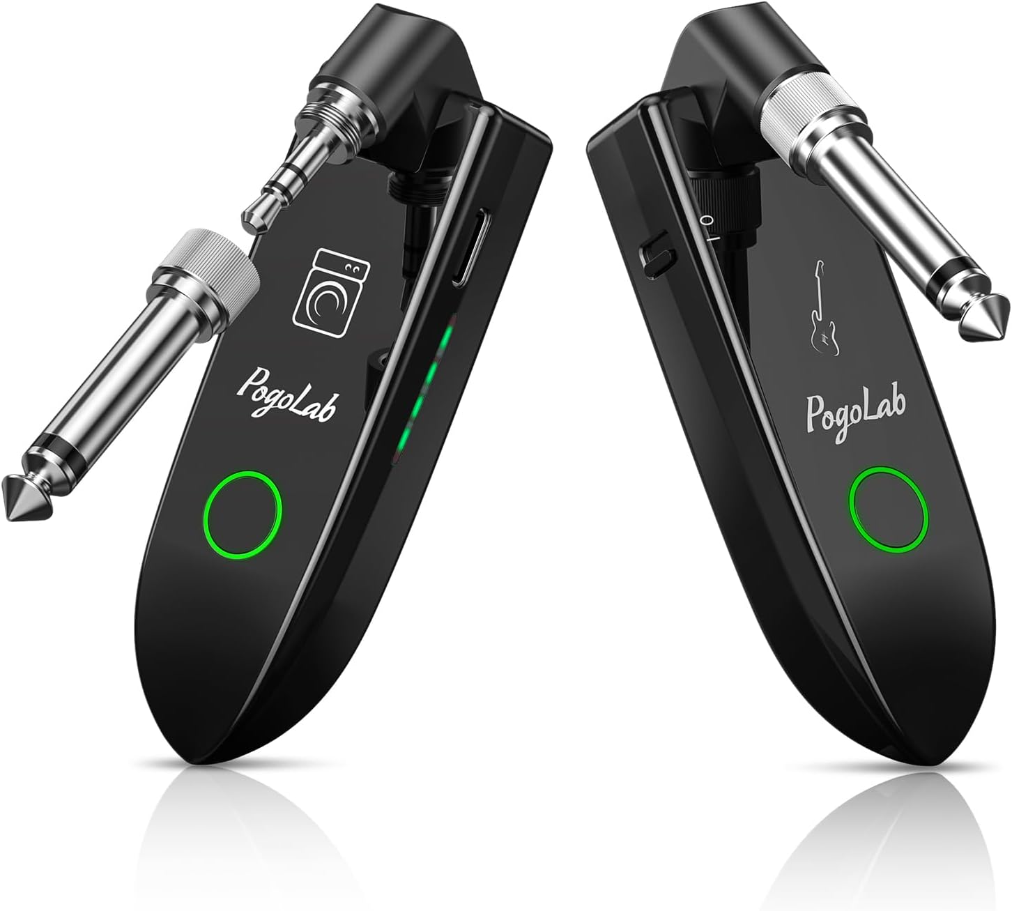 POGOLAB UHF Wireless Guitar System, 6.35mm & 3.5mm 2 in 1
