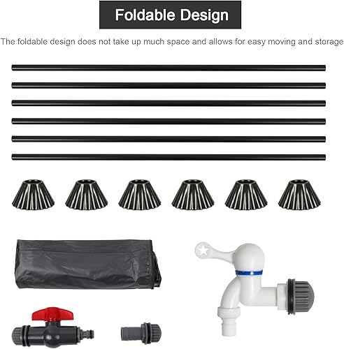 Miniatura 4 de RIOBOW - Barril de recolección de agua de lluvia, sistema de recolección de agua de lluvia, barril de lluvia, barril de agua, tanques de