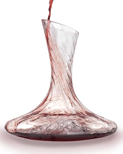 Miniatura 1 de Wine Decanter Hand-Blown Red Wine Carafe Decanter, Crystal Wine Decanter Wine Decanter with Stopper(750ML)