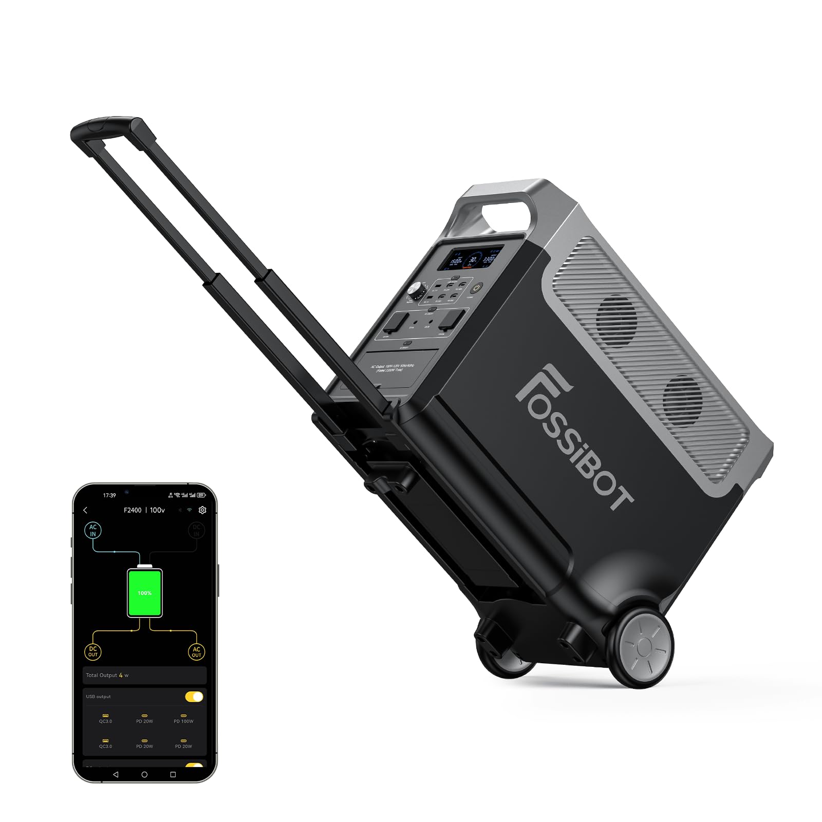 Amazon.co.jp: FOSSiBOT F3600 Pro ポータブル電源 大容量 長寿命15年