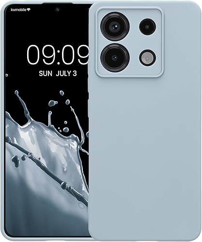 Vista 716 de kwmobile Funda compatible con Xiaomi Redmi Note 11 / Note 11S - Funda protectora de silicona TPU suave y delgada - Azul Báltico Azul (Baltic Blue)