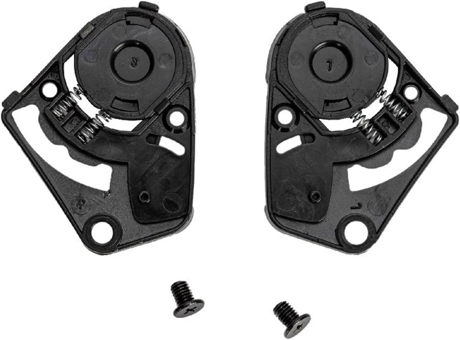 1 Pair Helmets Visors Plate With Screw Motorcycle Face Windshield Visors Base For Shaft 540 Easy Installation Anti Shake Holder For Motorcycle