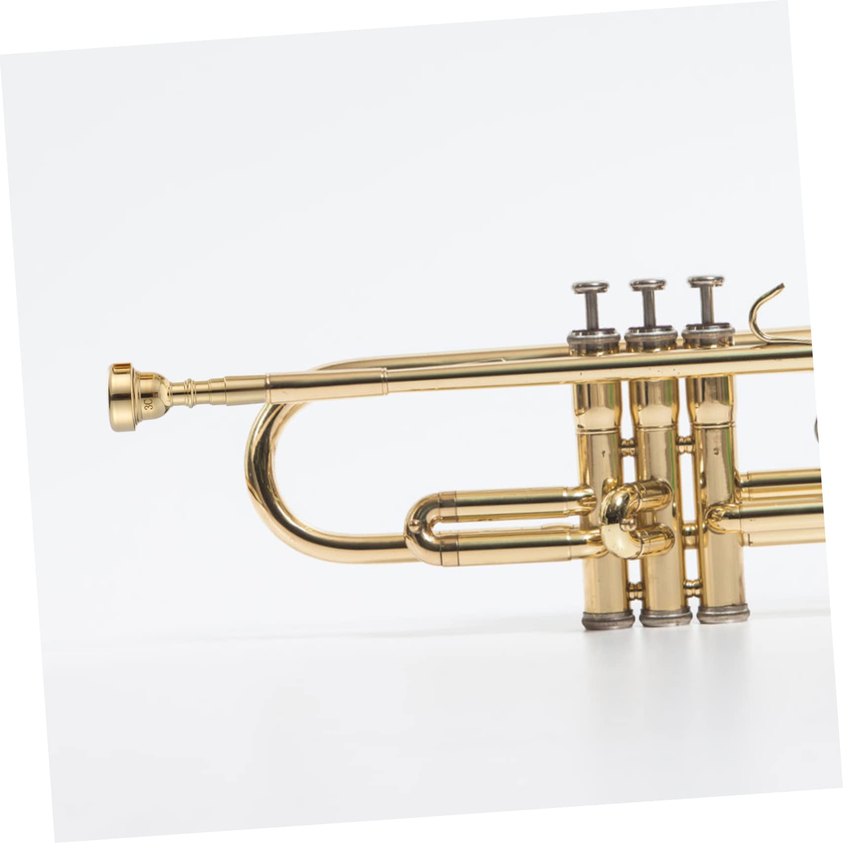 ifundom Lot de 4 Set de Set de Embouchures de Trompette en Cuivre et Alliage Léger pour Débutants et Professionnels D'accessoires pour Instruments de Musique