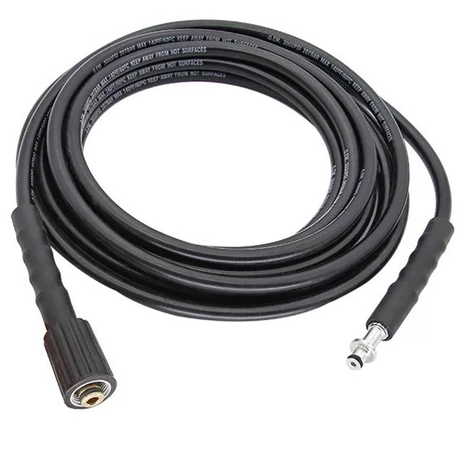 Tubo di ricambio ad alta pressione, 6 m, con tubo di ricambio M22-14 mm, per Kärcher K2 K3 K4 K5, ricambio per sistemi Kärcher 2000-2007 ad alta pressione (vecchi modelli)