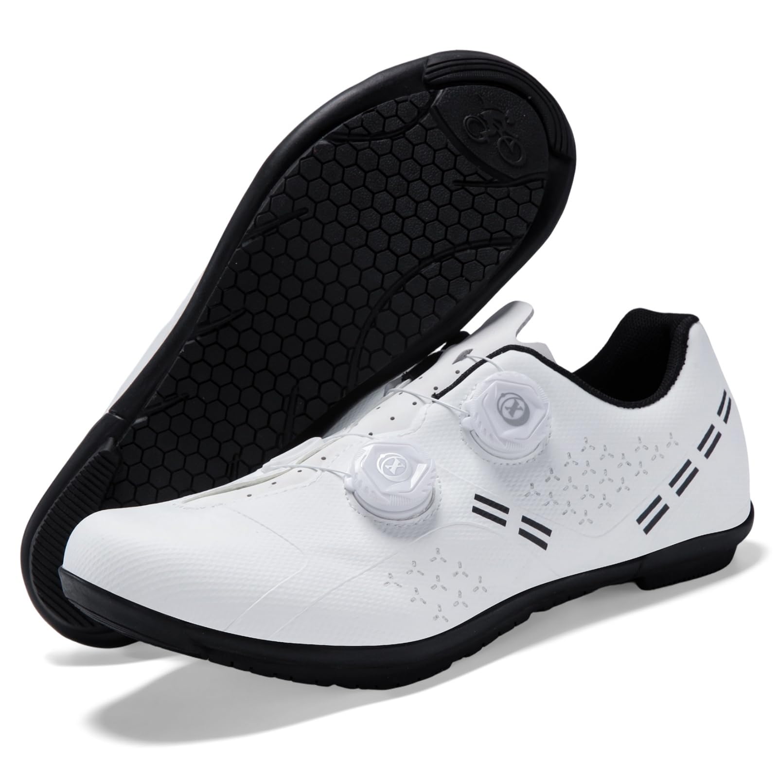 JiuQing Męskie buty rowerowe buty rowerowe z płaskimi pedałami oddychające codzienne szosowe górskie do jazdy po mieście