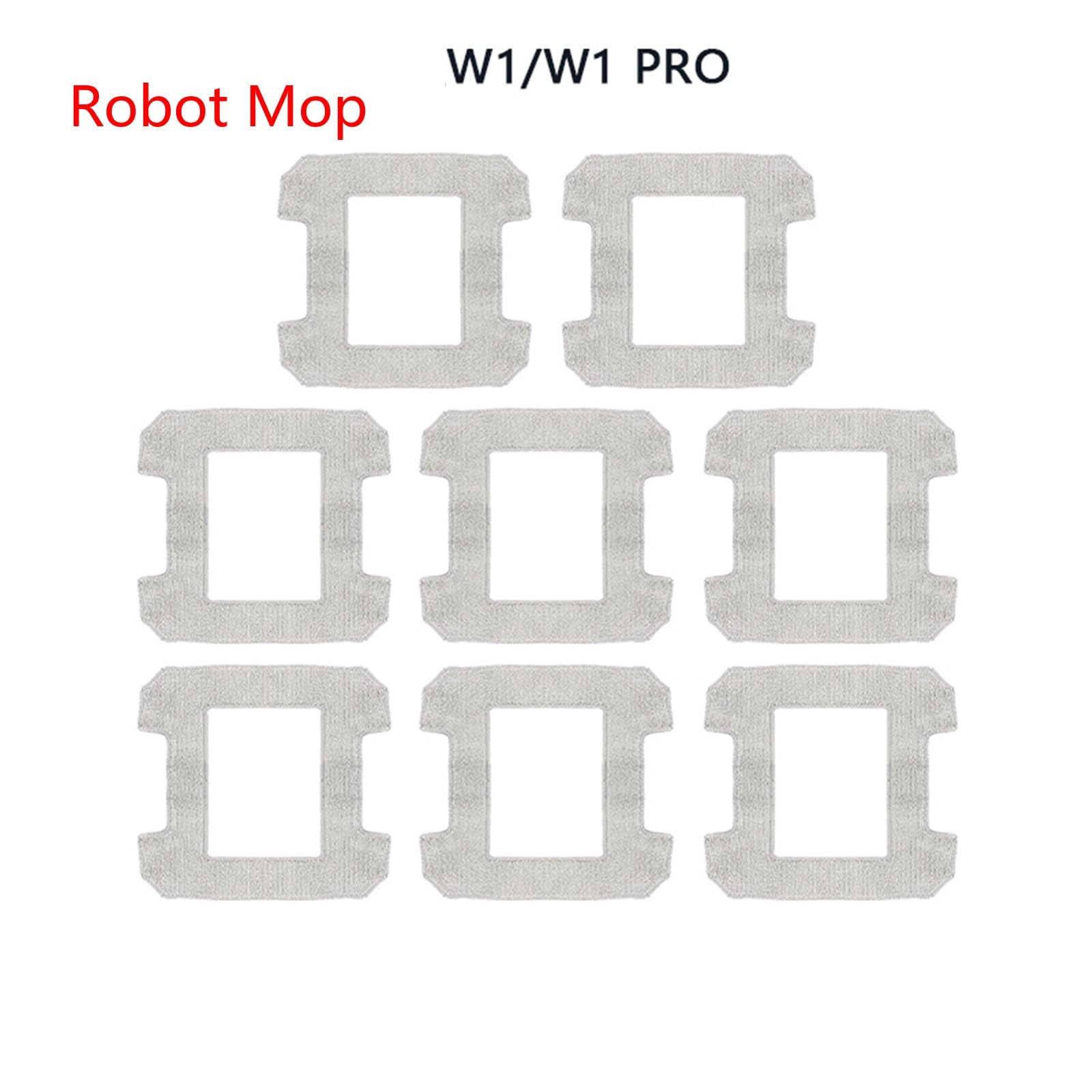 Panno for Lavavetri Robot, Compatibile Con Keworth, Accessori for Lavavetri W1, Straccio Liquido for Pulizia Robot W1S/Pro/W2MINI(8PCS)