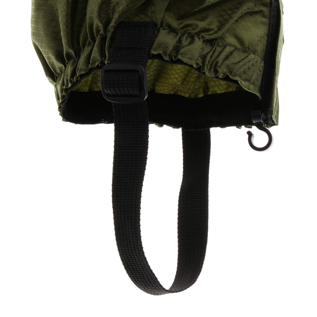 Ghette, Basso Regolabile Impermeabile Leggings Neve Stivali Protettivi Coperture, Caviglia Alta, Uomini Donne Campeggio All'aperto Escursionismo Trekking Caccia Army Green