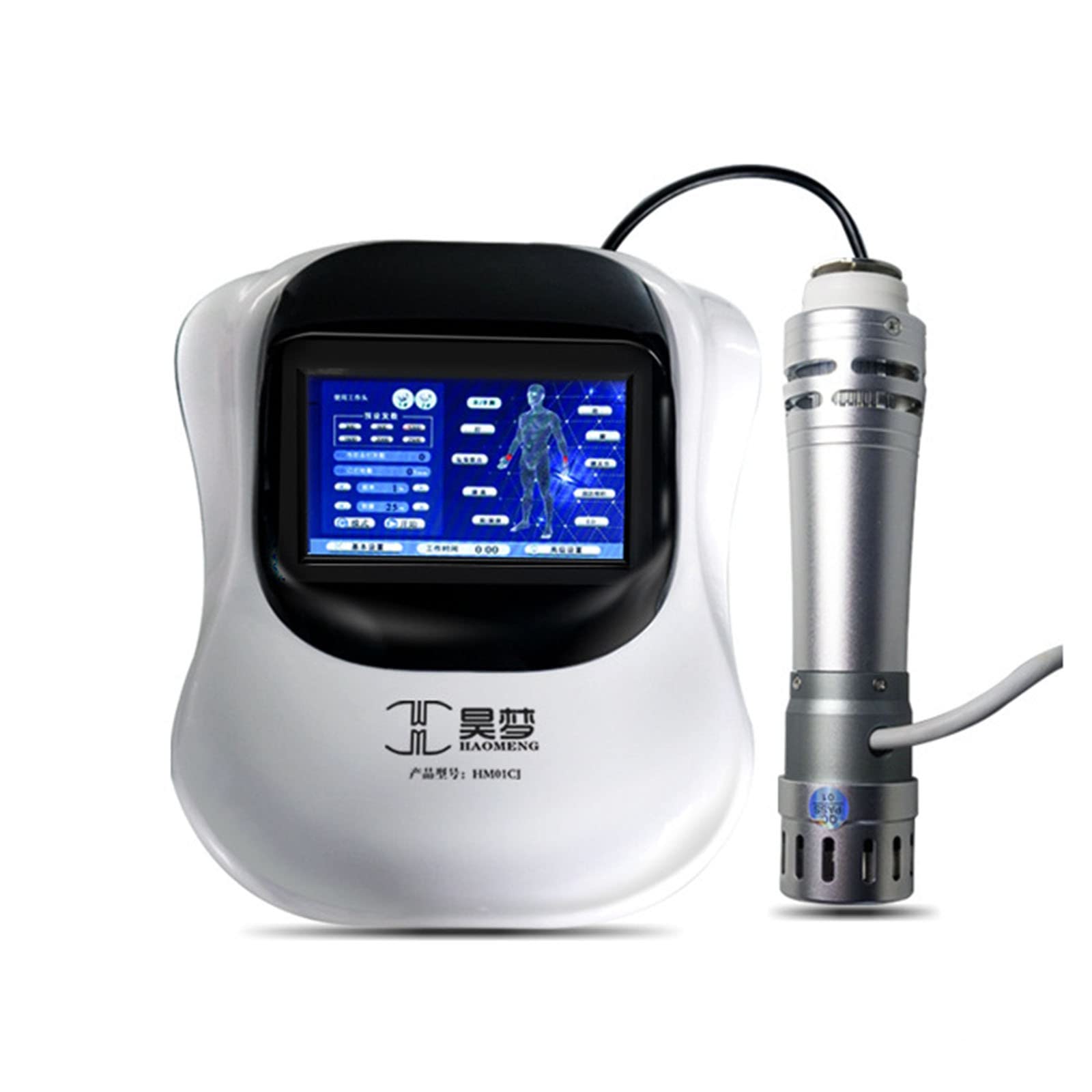 Shockwave Therapy Machine, Professional ED Electromagnetic Pulse Therapy Device ED Treatment with Pain Relief Massager, Muscle Deep Tissue Massager with 7 Massage Head