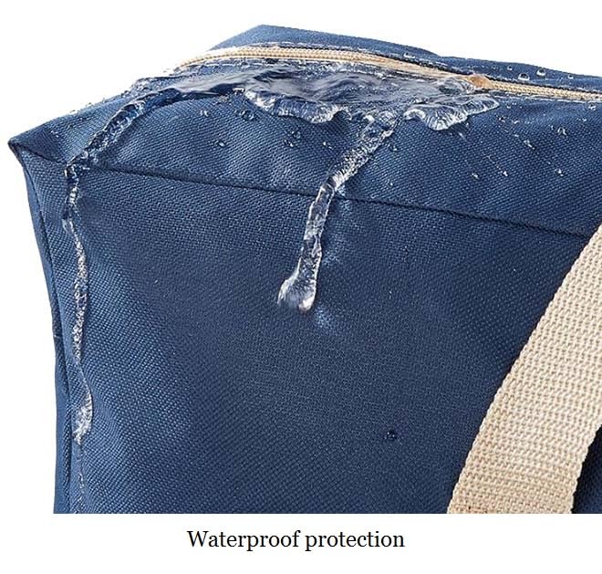 Duffel Bag 2PCS Oxford Cloth Color Navy Blue Set of 2 Pieces Luggage Bag (Large)4