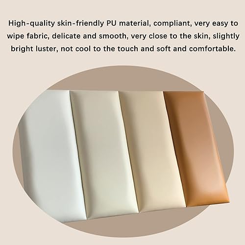 Miniatura 3 de LXBAMKEA Paneles de pared autoadhesivos, calcomanías de pared suaves 3D, cojín de pared anticolisión, protector de niños impermeable para decoración