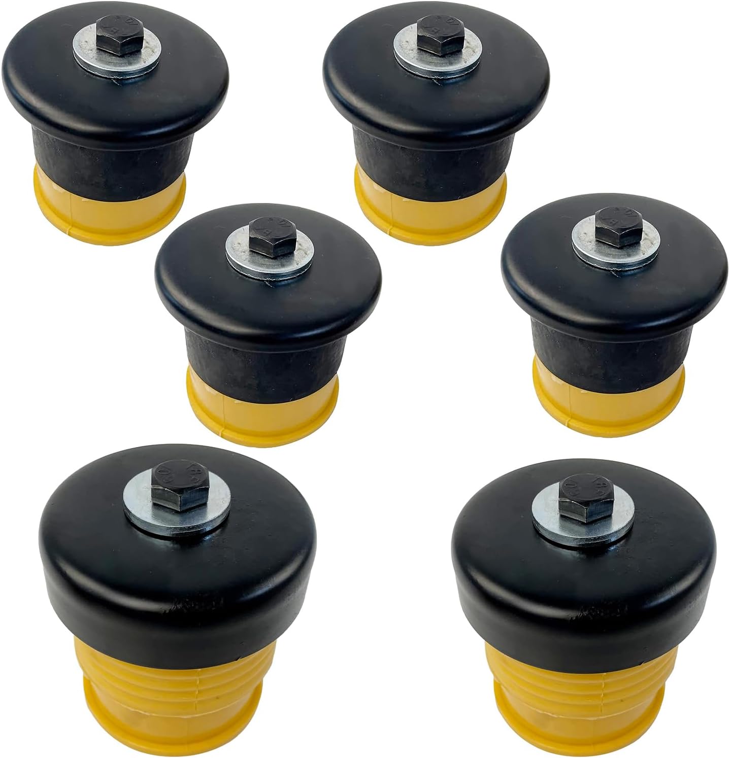 6 Pcs Set of Body Cab Mount Kit for 2005 2006 2007 Ford F-250 F-350 F-450 F-550 Super Duty 924-328 924-329 Body Position 2 and 3 or 4