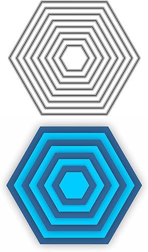 FAWENUCY Troqueles de álbumes de recortes, marcos de capas de metal para hacer tarjetas, plantilla de papel para manualidades, plantillas de relieve