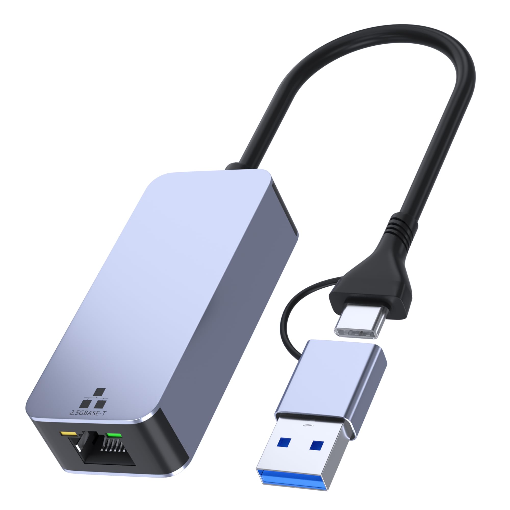 Amazon.co.jp: USB LAN変換アダプター 2.5Gbps Type-AとType-C両方