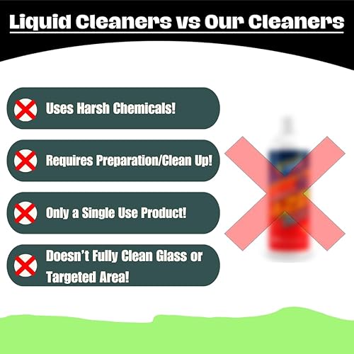 Miniatura 7 de El limpiador de vidrios el limpiador magnético de vidrio para todos los dispositivos de vidrio, tuberías de agua, tubos de vidrio y vasos únicos,