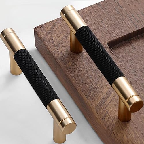 Gutuwellea Paquete de 20 manijas moleteadas de gabinete de 3 pulgadas 2.992 in, tiradores de aluminio, tiradores de cajones moleteados, acabado de