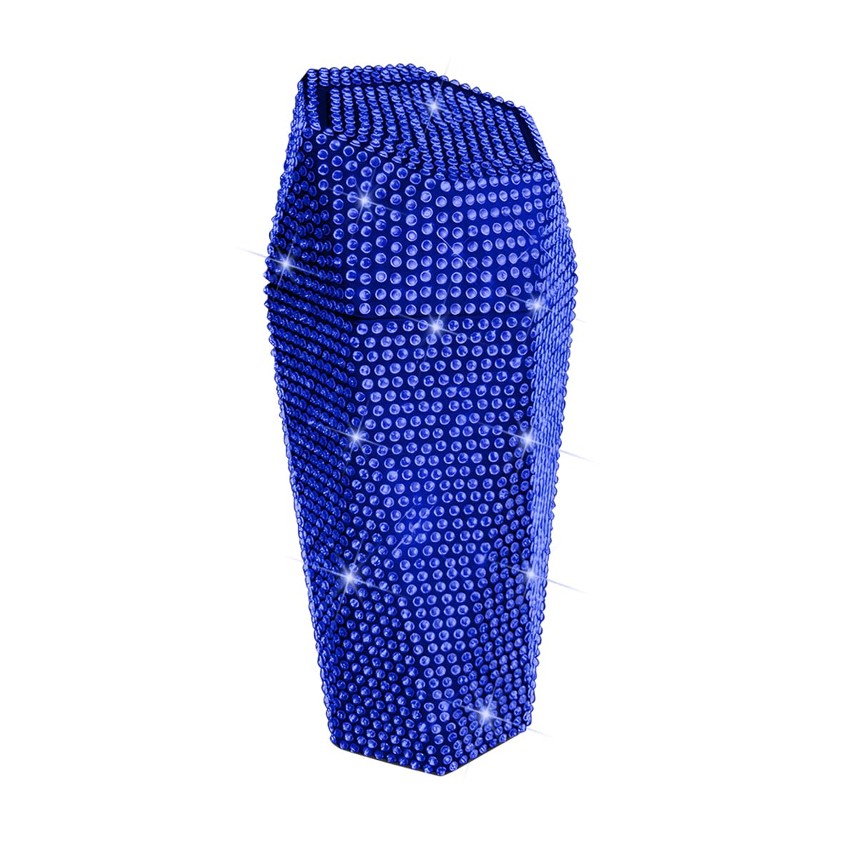 BELOMI Car Foldable Trash Can, Bling Rhinestone Crystal Auto Hanging Waterproof Leakproof Garbage Bin, Vehicle Waste Basket Dustbin, Multipurpose Car Organizer Accessories For SUV Truck RV (Pink