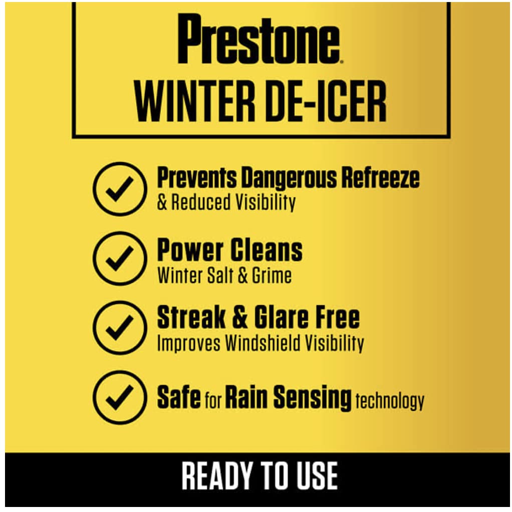 Prestone AS250 DeIcer Windshield Washer Fluid