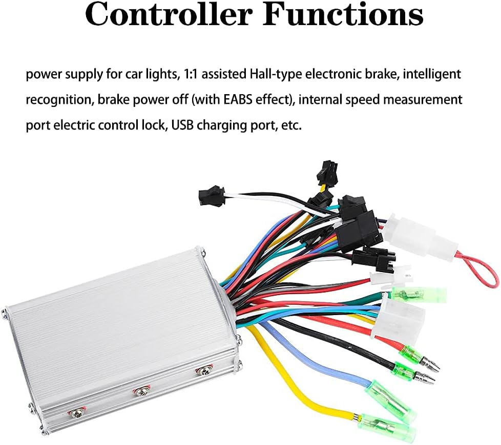Motor Speed Brush Controller, 24V/36V and 36V/48V, 250W/350W, with LCD Display Panel for Electric Scooter