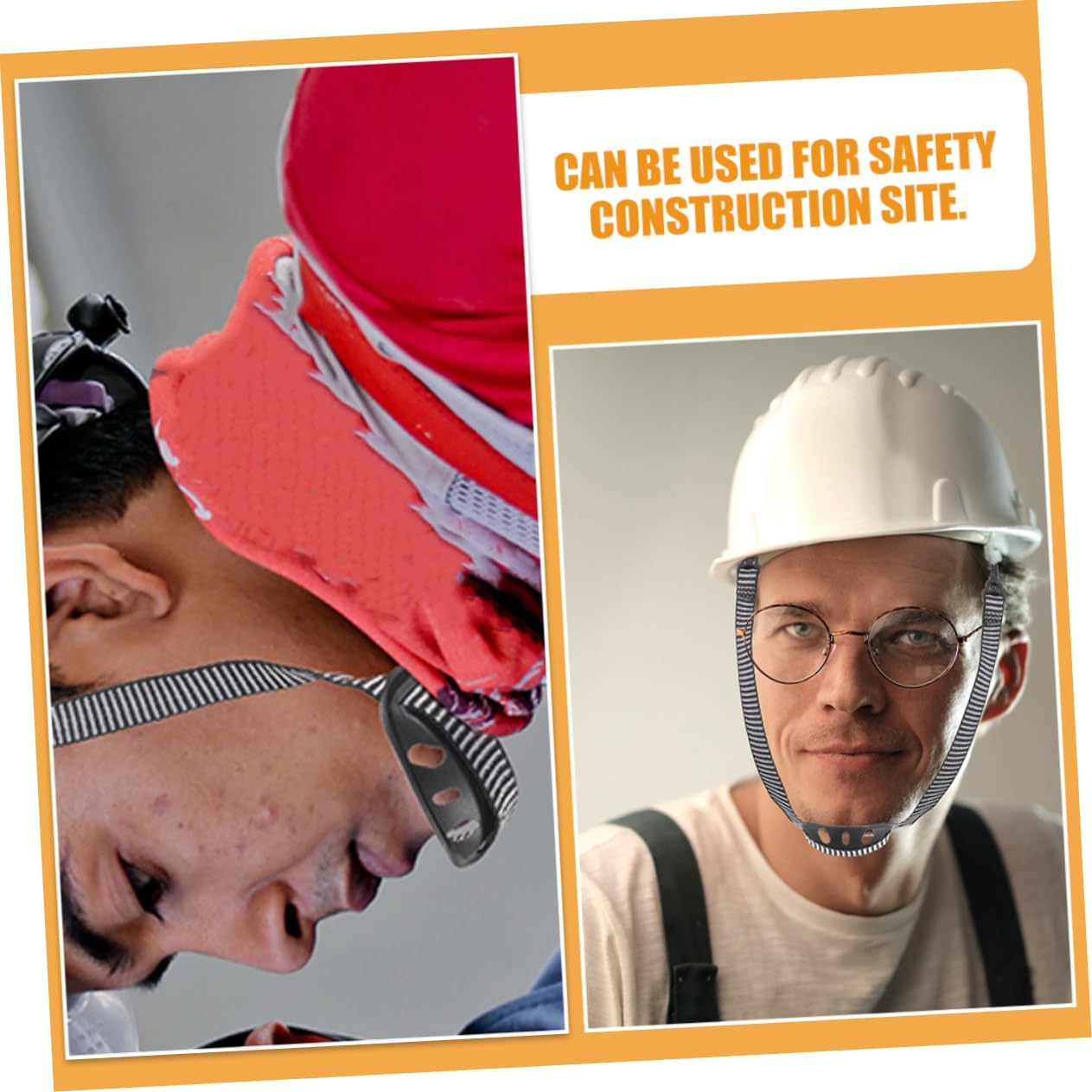 OSALADI 10pcs Chin Straps for Hard Hats Safety Helmet Liner Easy to Install and Flexible Chin Straps for Helmet Accessories