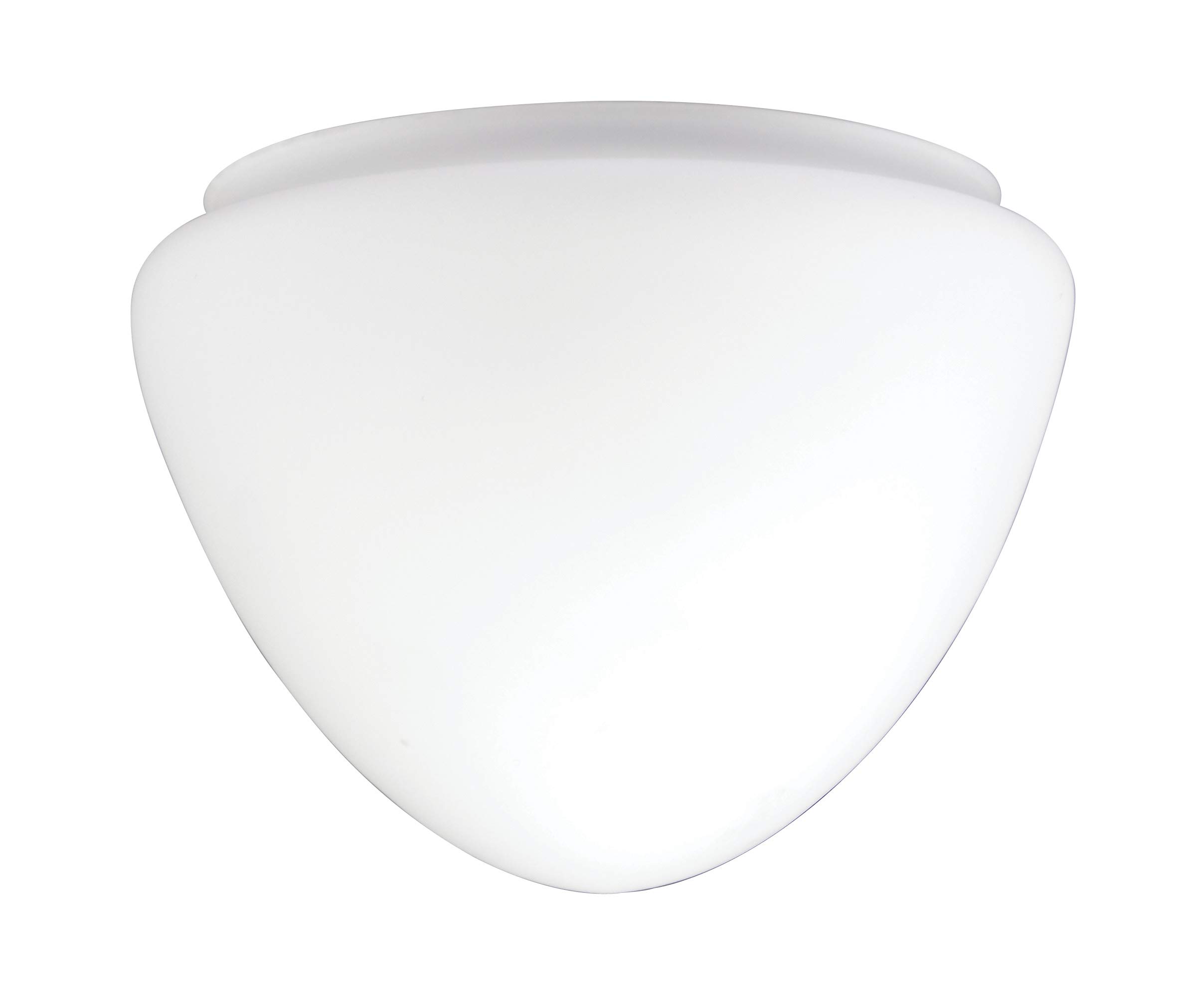 Westinghouse 8705240 Paralume Opal Frosted Mushroom Shade, Vetro, Bianco