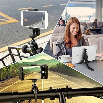 Amazon | YFFSFDC スマホ三脚 超小型 一眼レフ くねくね三脚 自