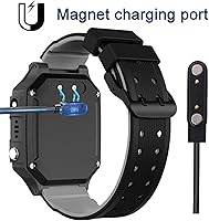 Vista 6 de Cable cargador de reloj inteligente, accesorios magnéticos para SmartWatch, cable de carga de 2 pines, espacio entre pines de contacto del cargador
