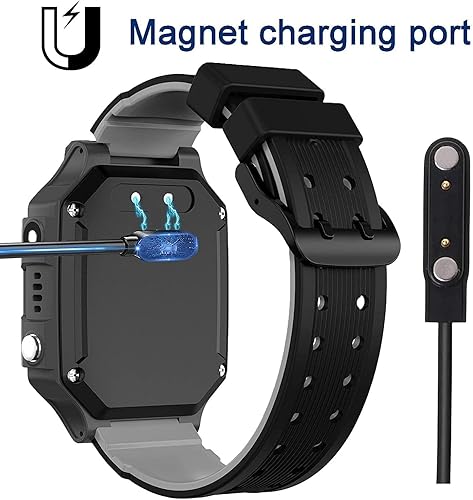 Miniatura 7 de Cable cargador de reloj inteligente, accesorios magnéticos para SmartWatch, cable de carga de 2 pines, espacio entre pines de contacto del cargador