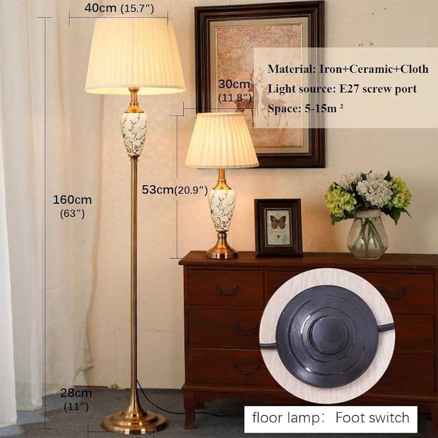 フロアスタンド ライト 陶器 インテリア 中国 ランプ Amazon.co.jp : 中国製陶器フロアランプ スタンド式 LED モダン