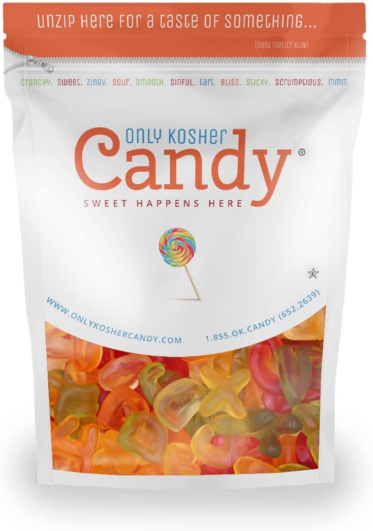 Only Kosher Candy Bulk Gummy Candy Spelly Jelly Flavor, Kosher Certified, 2 Pounds Pack