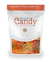 Vista 8 de Only Kosher Candy - Caramelo gomoso kosher a granel sabor melocotón, certificado kosher, paquete de 2 libras