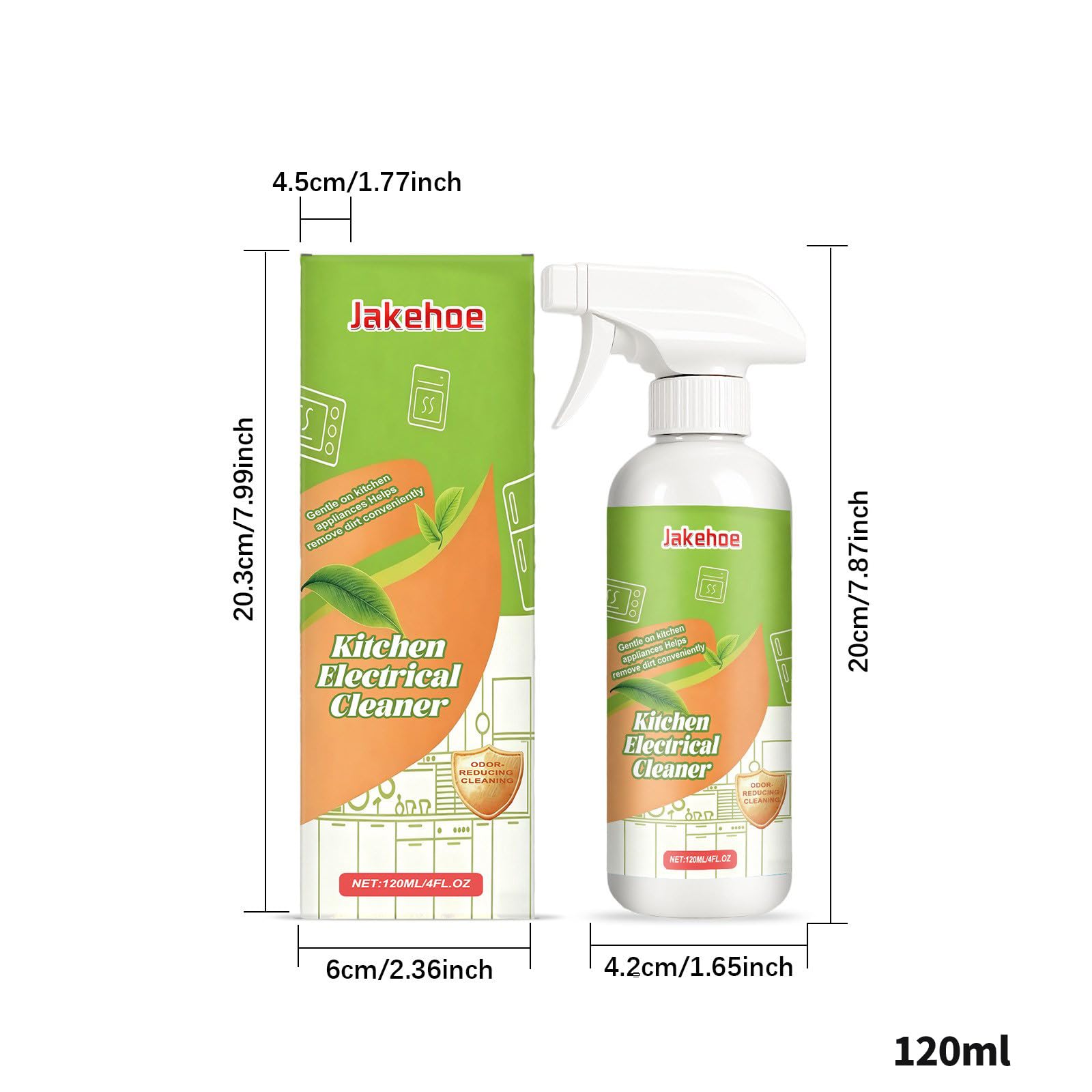 Desengrasante de cocina profesional, eficaz removedor de grasa, agente para horno, 120 ml, desengrasante para encimeras de trabajo para grasa y manchas de aceite