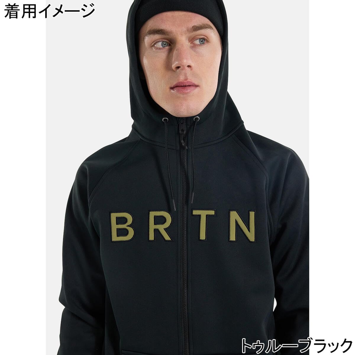 Burton Herren-Fleece, wetterfest, durchgehender Reißverschluss
