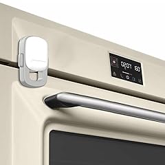Baby Proofing Kit, Oven Door Lock Child proof Safety Product for Kitchen, Double Button, Heat-Resistant, Easy to Install (1 Pack,Grey)