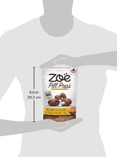 Miniatura 10 de Zoe Zoë Pill Pops for Dogs, Healthy Dog Treats, All Natural Dog Treats to Hide Medication, Peanut Butter with Honey Recipe, 3.5 oz