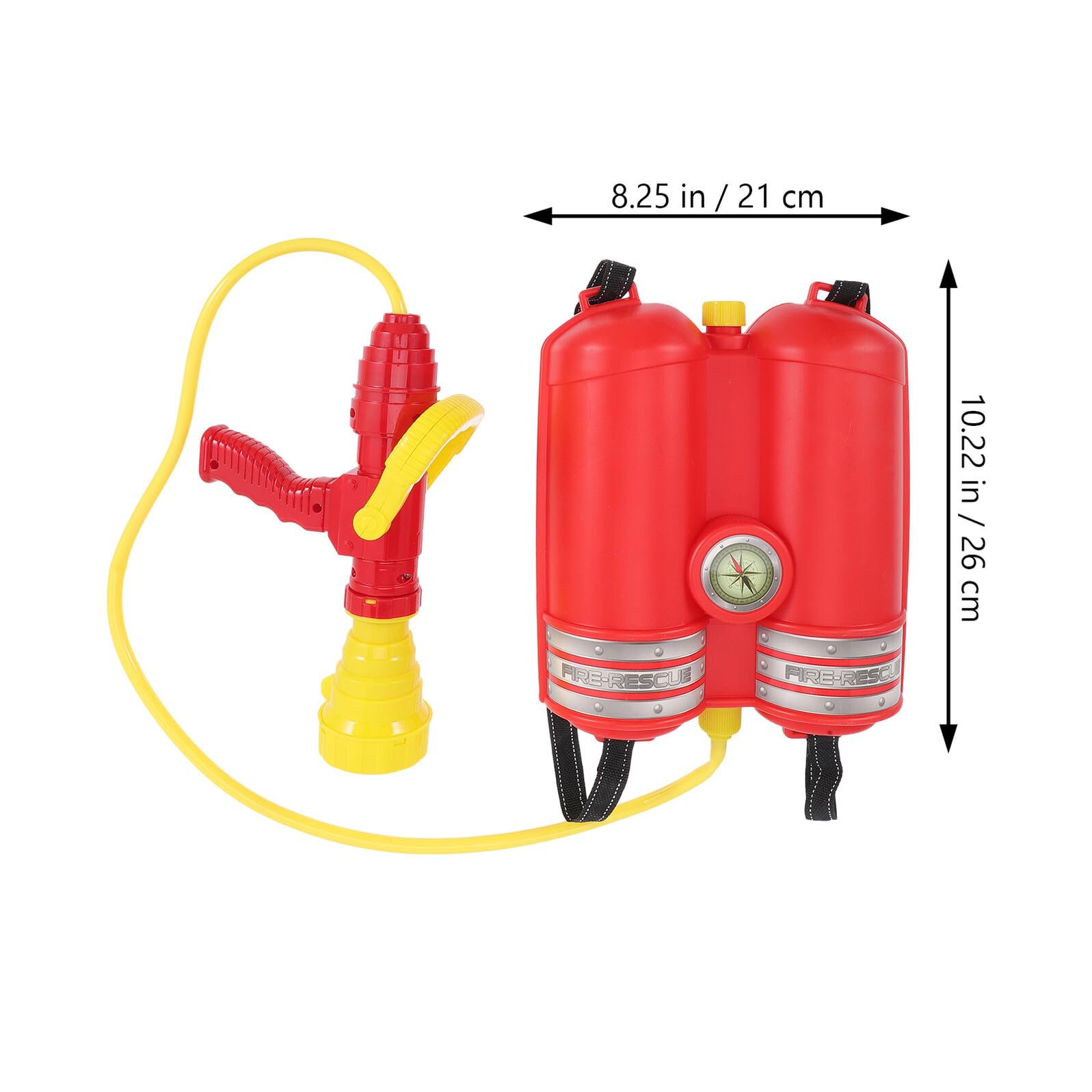 ifundom Mochila de Agua para Pistola de Agua con Dispositivo de Lanzamiento Juguete de Verano para Exteriores Color Rojo Juguete para Combatir Incendios y Juegos Acuáticos Adecuado