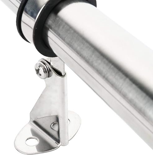 Miniatura 9 de Amarine Made Cuerno de barco marino de 12 V, 115 db, cuerno de trompeta individual de acero inoxidable para camión, remolque, tono bajo, 16-1/8