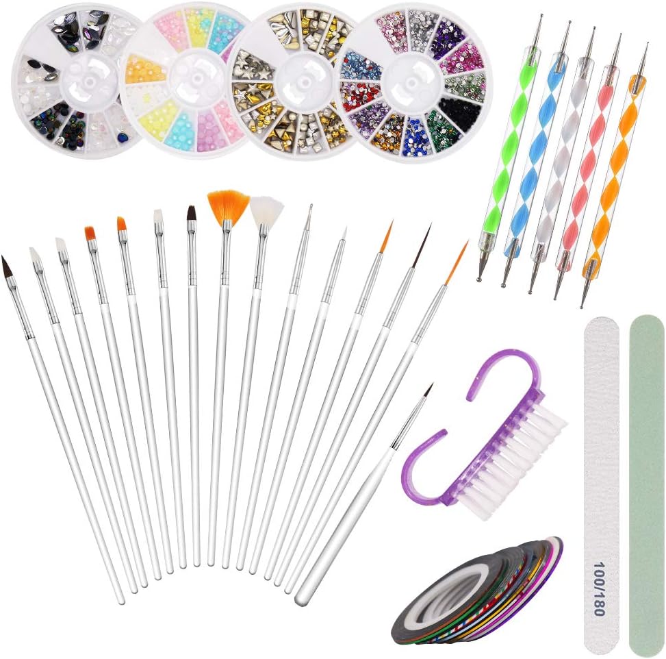 Nail Varnish Collectors Display Glass Cabinet/Wall-Mounted Display Cabinet/Wall Shelf Small Bottles or Collectors' Figurines made of Acrylic Glass, XXL 6 Shelves