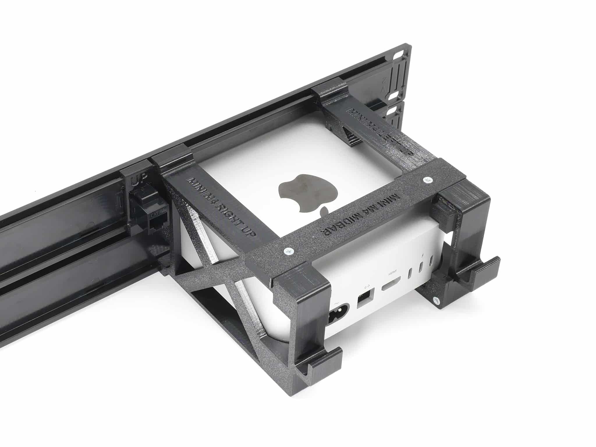 Rack Mount for 3 pcs Mac mini M4 with Remote on/Off Button 19inch 2U
