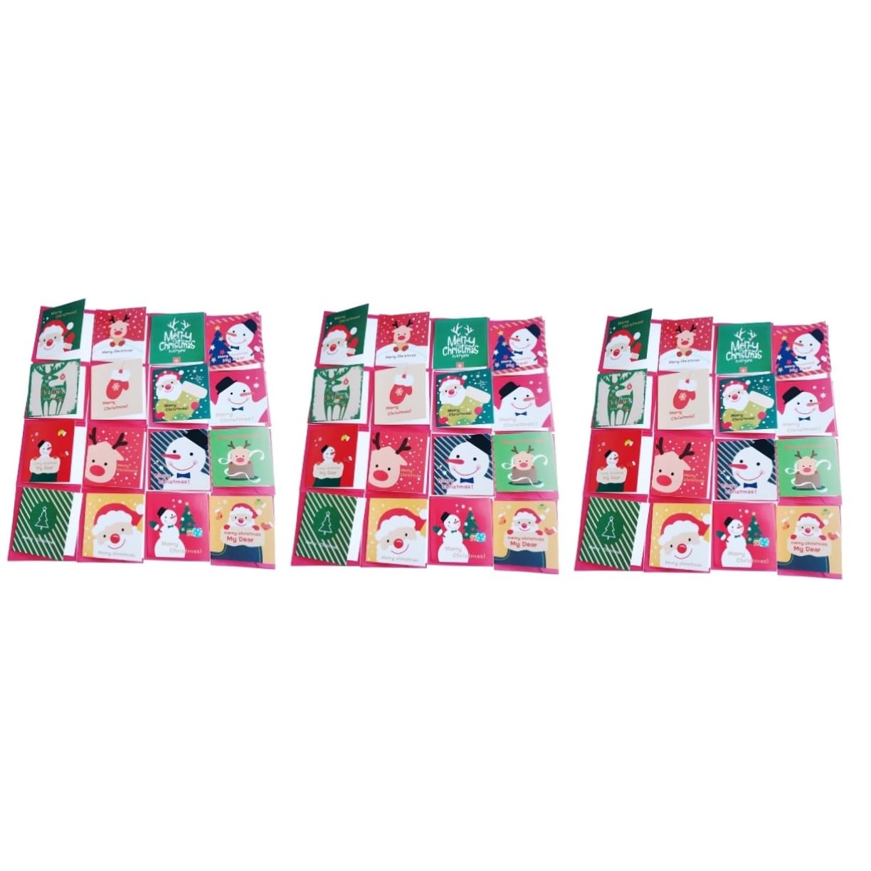 SHINEOFI 384 Piezas Surtido De Tarjetas De Felicitación Tarjetas De Felicitación De Navidad Cartulina De Invitación Tarjetas De Bendición Tarjetas De Agradecimiento Tarjetas De Navidad