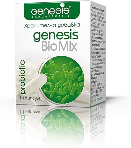 Miniatura 8 de Genesis Biomix Probiótico con Lactobacillus y Bifidobacterium Cepas 14 Cápsulas de 240 Mg- Paquete de Viaje