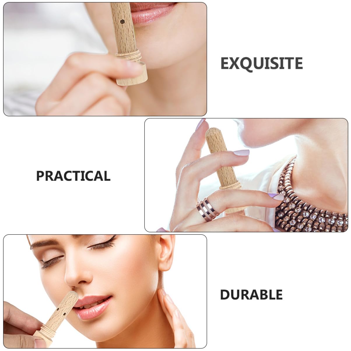 Beaupretty 2 Juegos Difusor De Aire con Fragancia De Aceite Esencial En Forma De Varilla Tubo con A Aceite Esencial Varilla para Oler Fragancias Varilla De Madera para 2 Piezas * 2