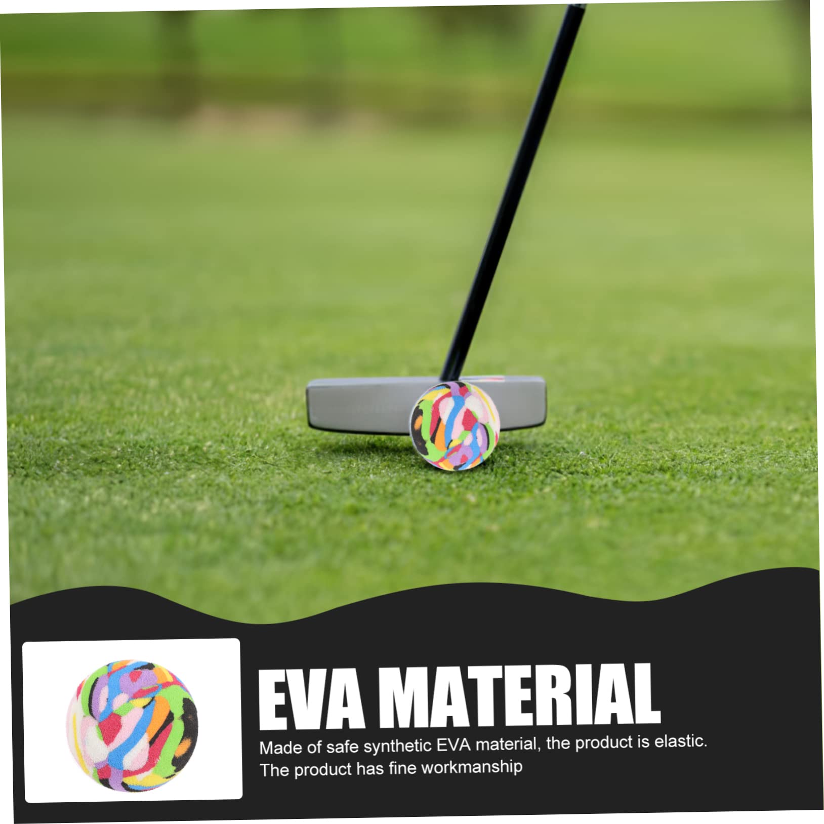 TOYANDONA Übe Ballschwing Flugtrainingsbälle Farbige Golfbälle Schaumstoff-golfbälle Üben Gebrauchte Golfbälle Tragenresistente Golfen Eva