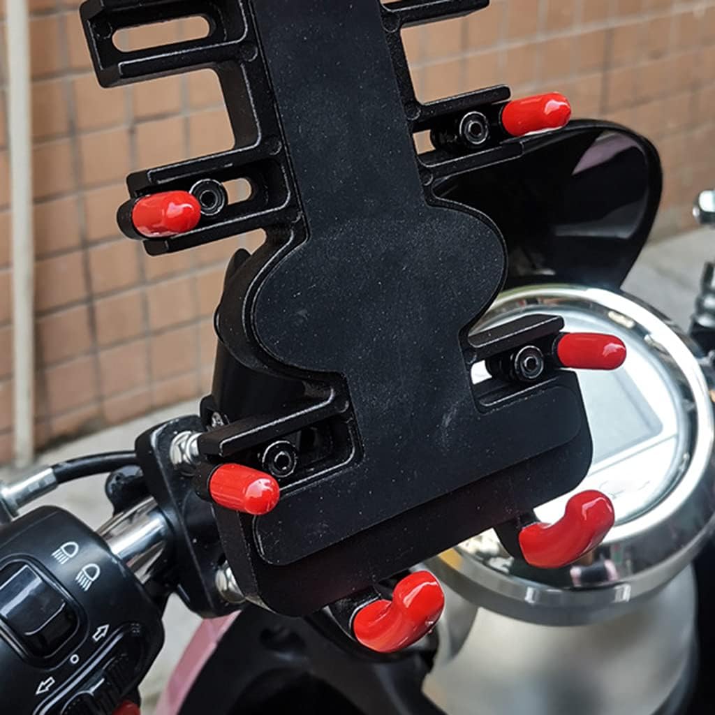 Aluminum Alloy Motorcycle Phone Mount Bike Handlebar Cell Clamp Scooter Clip Motorcycle Mount Bracket