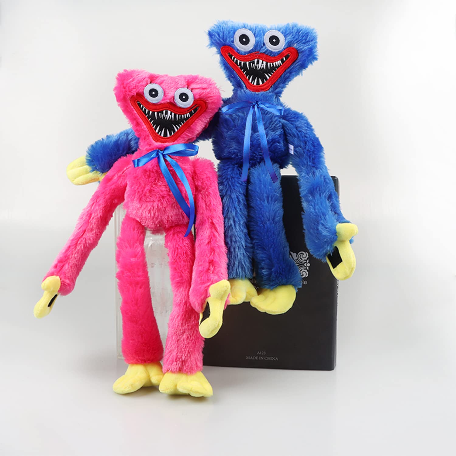 WALLFIA Poppy Playtime Huggy Wuggy Plush Toy, Blue Scary and Funny