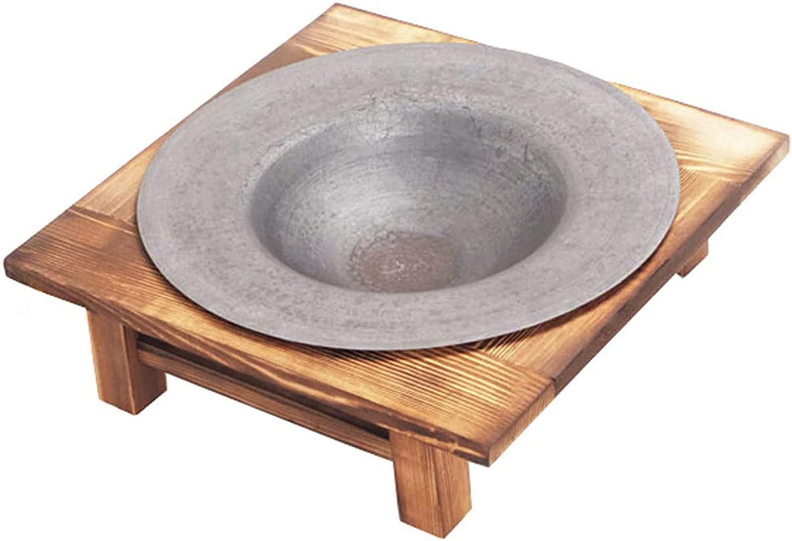 DOLIJAHousehold Brazier Indoor Heating Brazier Solid Wood Old Cast Iron Charcoal Brazier Heating Stove for Backyard Terrace