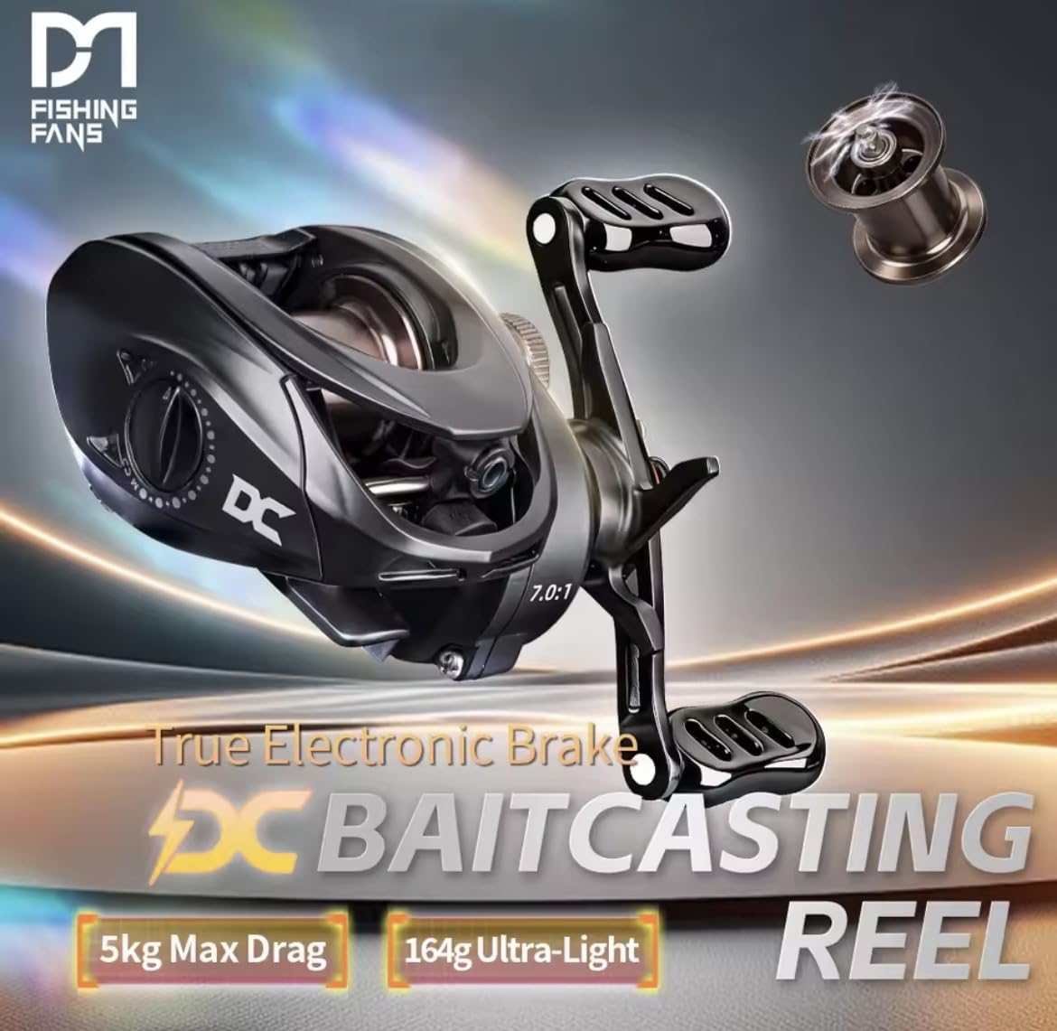 Amazon | FISHINGFANS C1DC 30mmスプール 中華DC ベイトリール