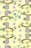  Planner 2019: Cute Sloths Pattern Design - Monthly & Weekly Diary 2019 (also Dec 2018) with yearly overviews, monthly calendars and weekly 2-page horizontal layout, notes, lists (Monday start week)