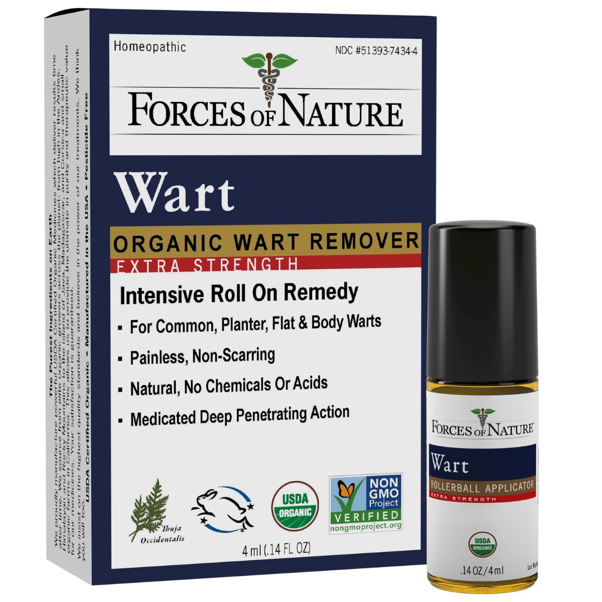 Forces of Nature Gluten-free Wart Control Extra Strength (4ml)